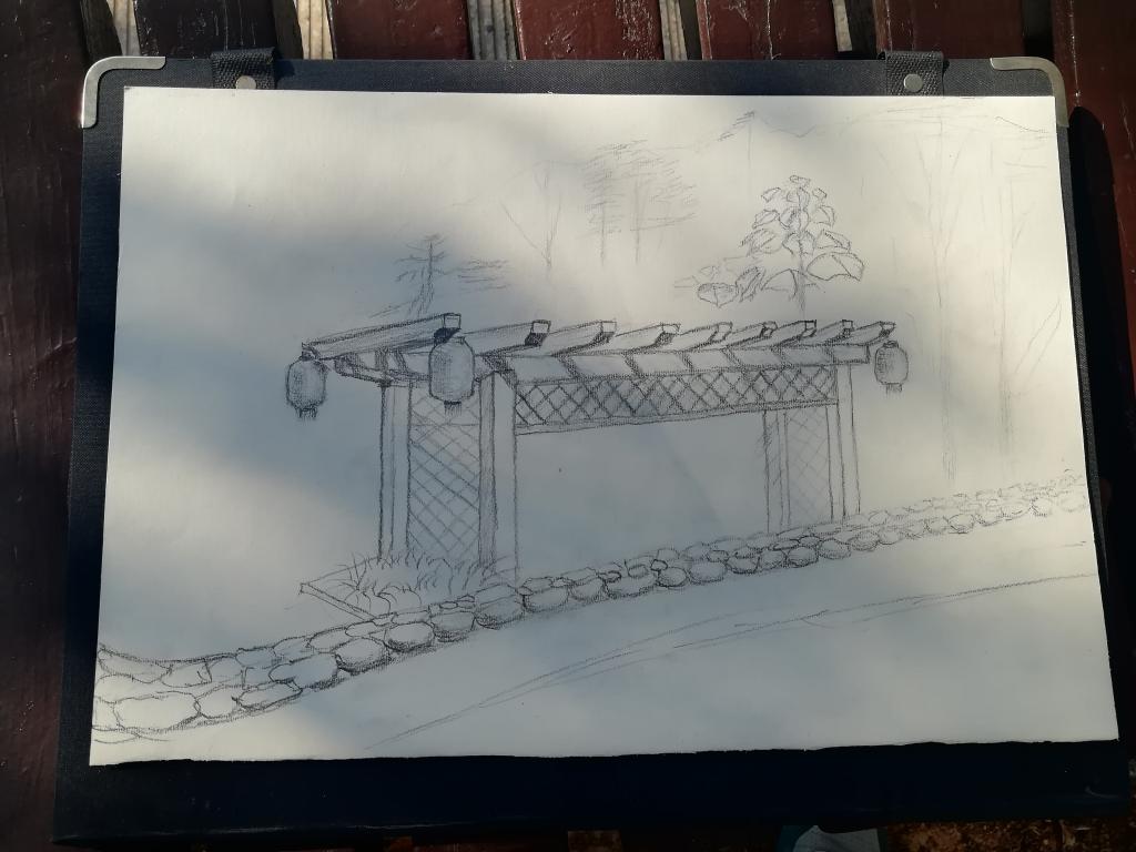 沈雪艳(医学院)写生作品
