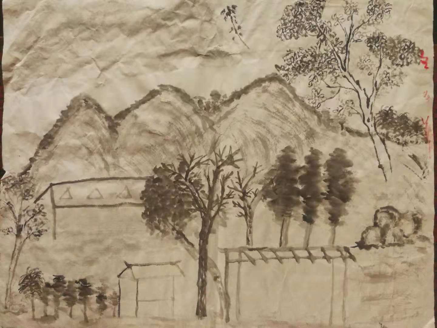 沈平儿(计财处)写生作品