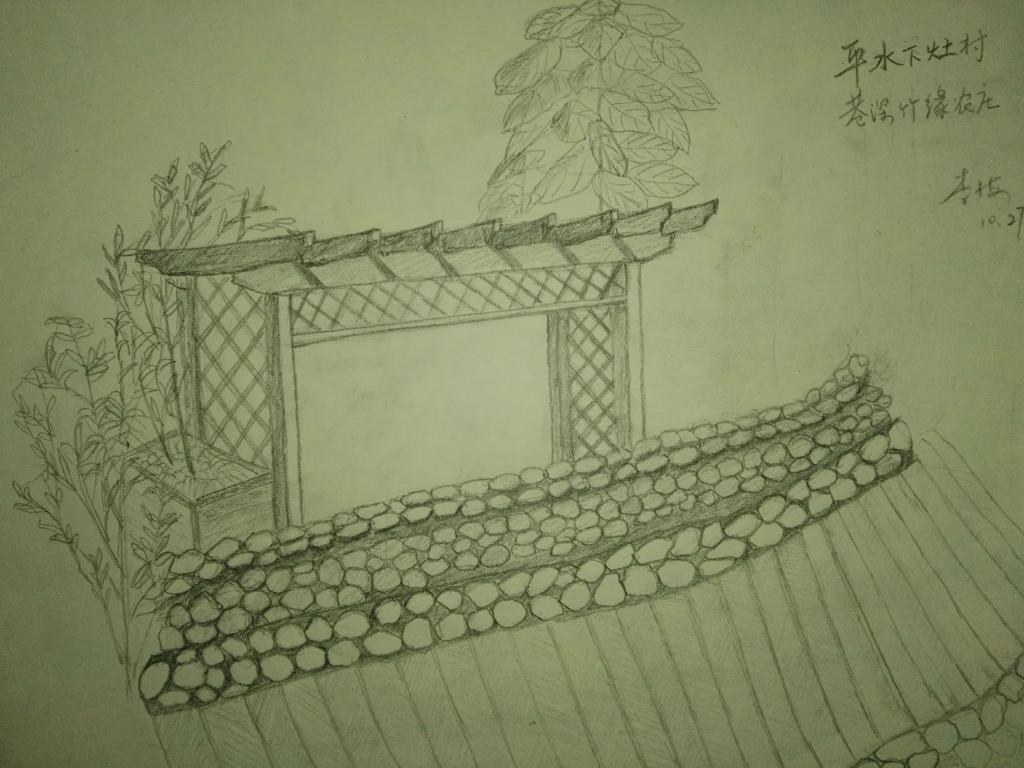 李梅(机电学院)写生作品